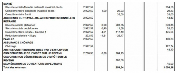 Comprendre son bulletin de paie les différentes rubriques les taux assiettes et montants